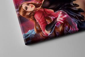 Картина на холсте в подарок  - NeoArtCorE "Марвел: Ванда", размер 30х40см