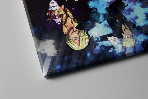 Картина на холсте в подарок- Аниме "One Piece / Ван Пис: Санджи" размер 40х50см