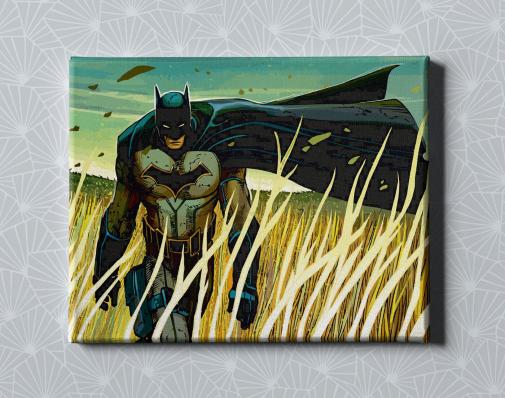 Картина на холсте в подарок- Бэтмен, размер 40х50см
