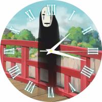 Часы настенные, серия Аниме "Унесенные призраками - Безликий" 25см, плавный бесшумный механизм