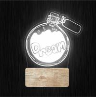 3Д Ночник 3D декоративный светильник - Dream / Мечтай