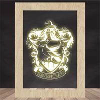 3Д Ночник с УФ-печатью / декоративный светильник в подарок - "Гарри Поттер: Герб Когтевран"